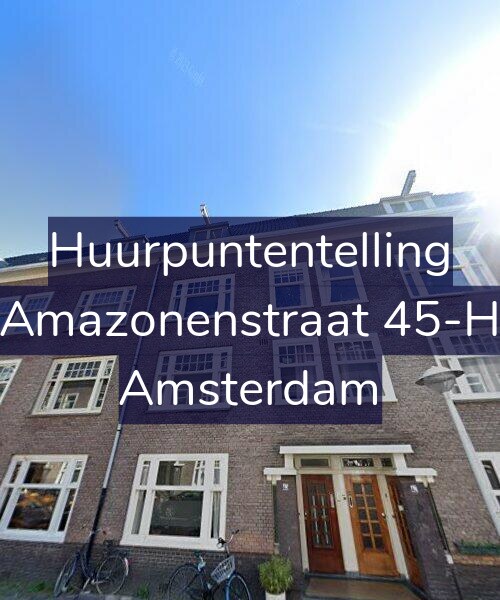 Foto gevel Huurpuntentelling voor Amazonenstraat 45-H, Amsterdam