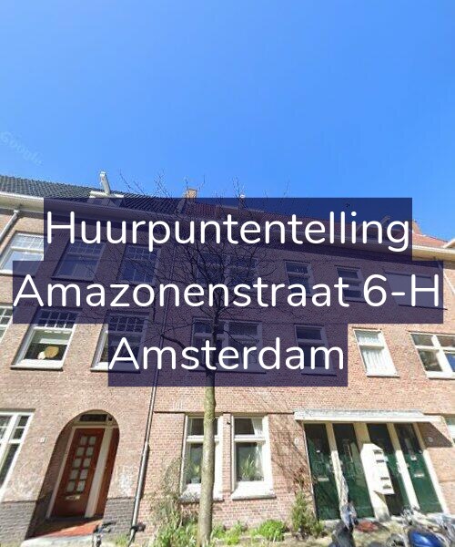Foto gevel Huurpuntentelling voor Amazonenstraat 6-H, Amsterdam