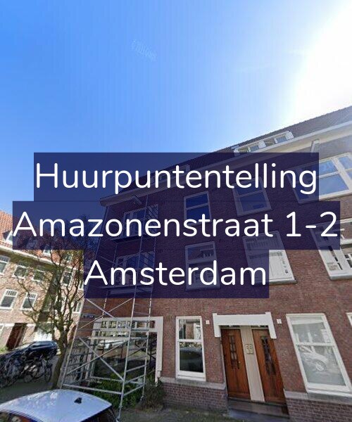 Foto gevel Huurpuntentelling voor Amazonenstraat 1-2, Amsterdam