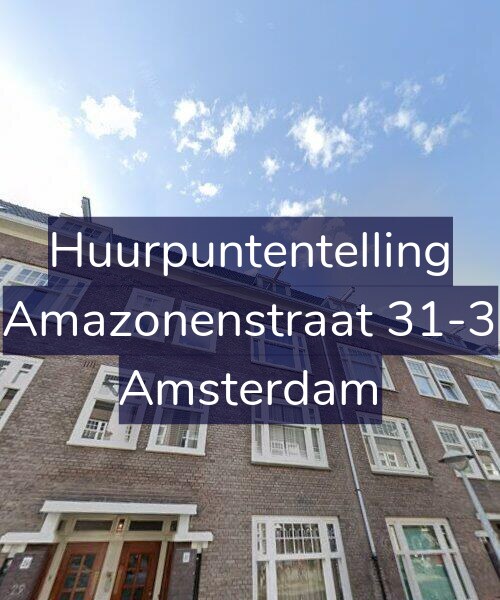Foto gevel Huurpuntentelling voor Amazonenstraat 31-3, Amsterdam