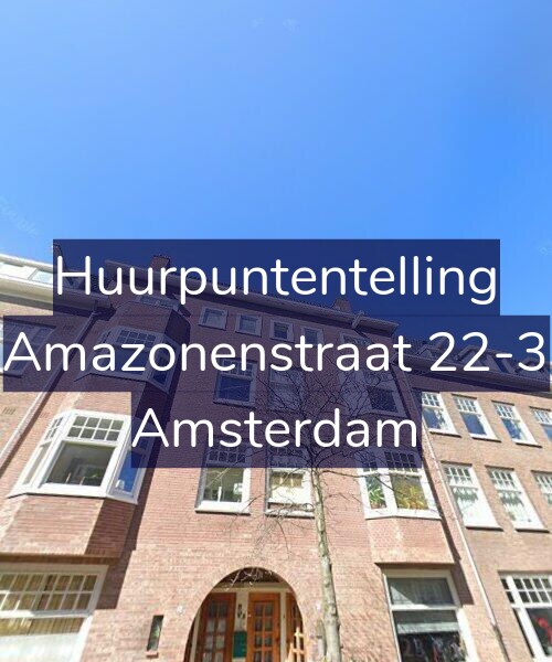 Foto gevel Huurpuntentelling voor Amazonenstraat 22-3, Amsterdam