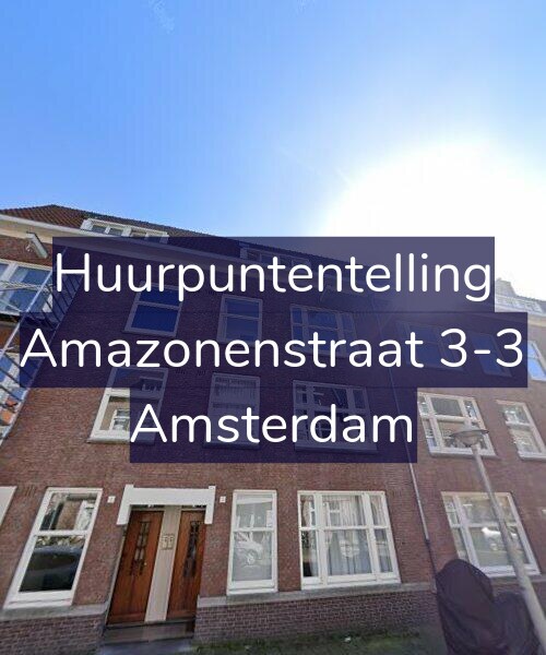 Foto gevel Huurpuntentelling voor Amazonenstraat 3-3, Amsterdam