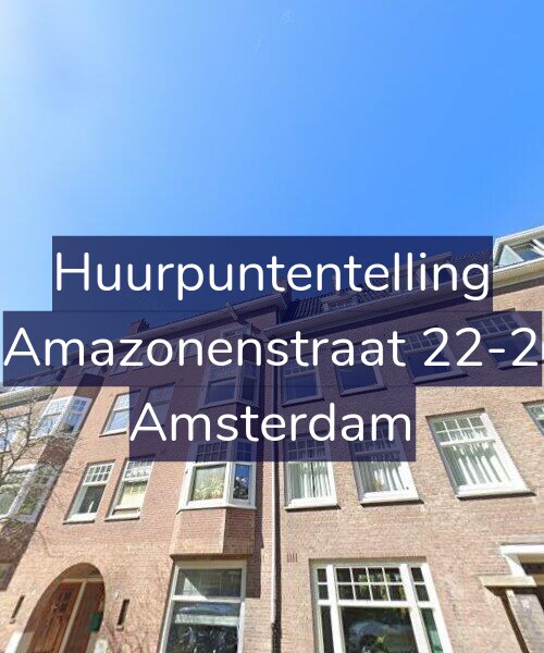 Foto gevel Huurpuntentelling voor Amazonenstraat 22-2, Amsterdam