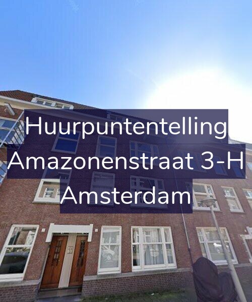 Foto gevel Huurpuntentelling voor Amazonenstraat 3-H, Amsterdam