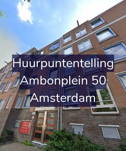 Foto gevel Huurpuntentelling voor Ambonplein 50, Amsterdam