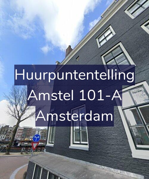 Foto gevel Huurpuntentelling voor Amstel 101-A, Amsterdam