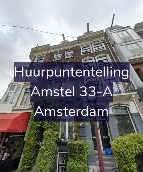 Foto gevel Huurpuntentelling voor Amstel 33-A, Amsterdam