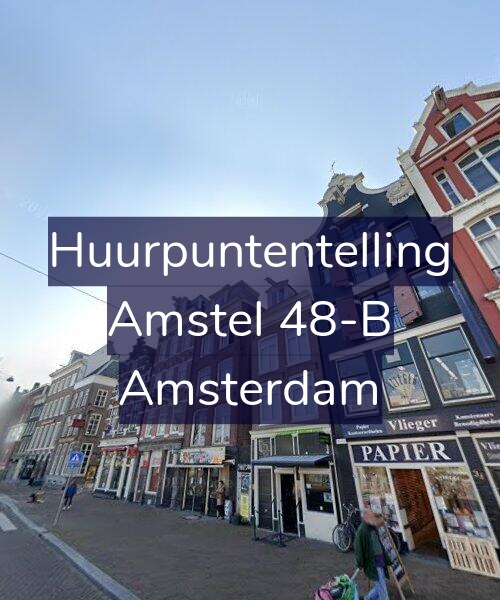 Foto gevel Huurpuntentelling voor Amstel 48-B, Amsterdam