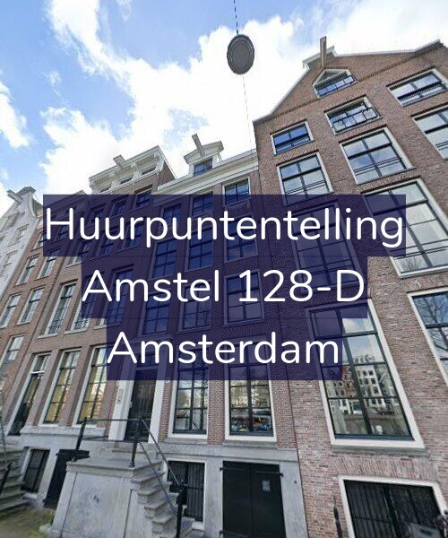 Foto gevel Huurpuntentelling voor Amstel 128-D, Amsterdam