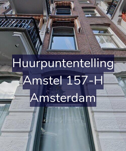 Foto gevel Huurpuntentelling voor Amstel 157-H, Amsterdam
