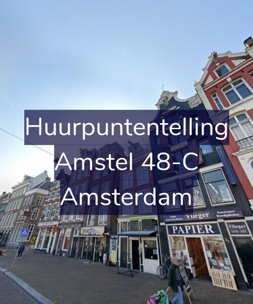 Foto gevel Huurpuntentelling voor Amstel 48-C, Amsterdam