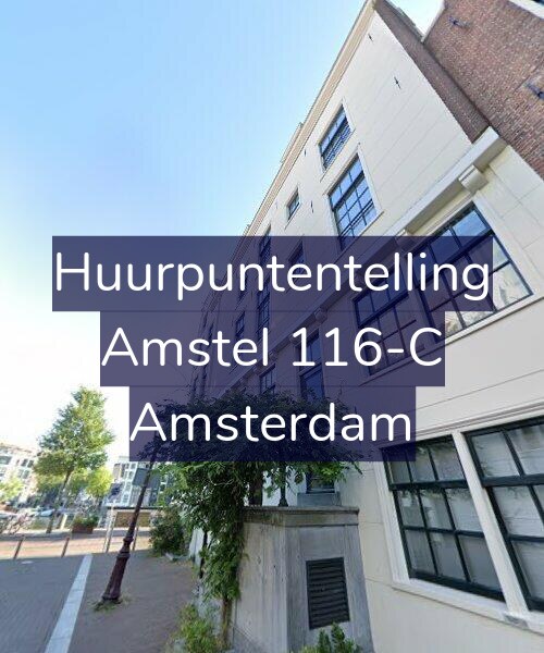Foto gevel Huurpuntentelling voor Amstel 116-C, Amsterdam