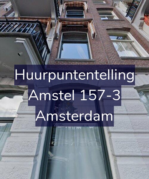 Foto gevel Huurpuntentelling voor Amstel 157-3, Amsterdam