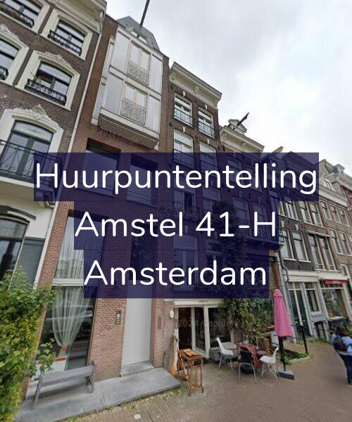 Foto gevel Huurpuntentelling voor Amstel 41-H, Amsterdam