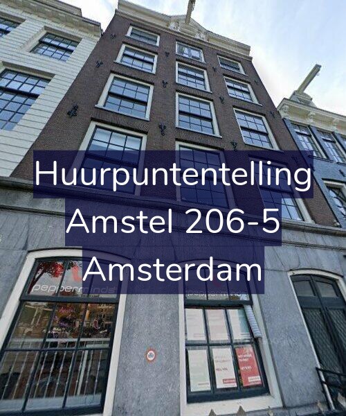 Foto gevel Huurpuntentelling voor Amstel 206-5, Amsterdam