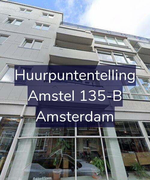 Foto gevel Huurpuntentelling voor Amstel 135-B, Amsterdam