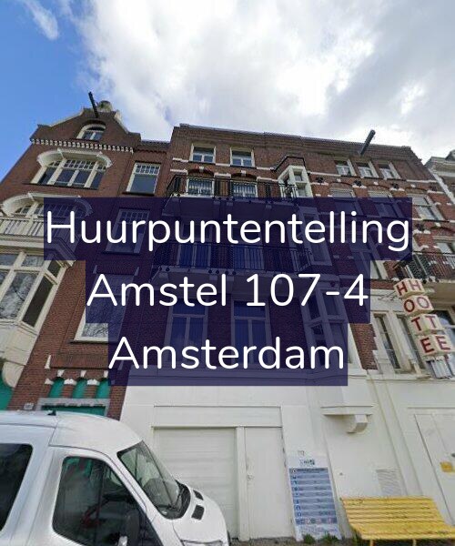 Foto gevel Huurpuntentelling voor Amstel 107-4, Amsterdam