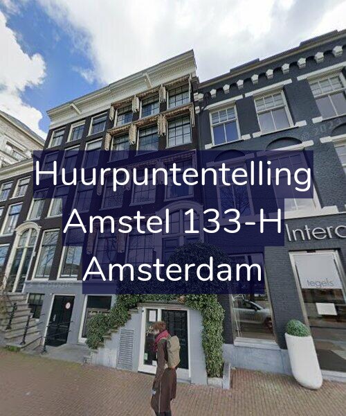 Foto gevel Huurpuntentelling voor Amstel 133-H, Amsterdam