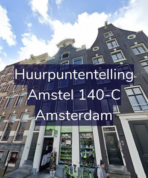 Foto gevel Huurpuntentelling voor Amstel 140-C, Amsterdam