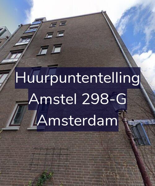 Foto gevel Huurpuntentelling voor Amstel 298-G, Amsterdam