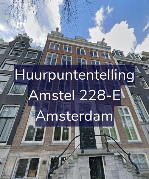 Foto gevel Huurpuntentelling voor Amstel 228-E, Amsterdam
