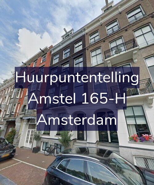 Foto gevel Huurpuntentelling voor Amstel 165-H, Amsterdam