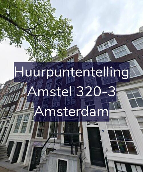 Foto gevel Huurpuntentelling voor Amstel 320-3, Amsterdam