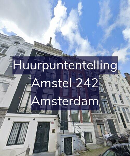 Foto gevel Huurpuntentelling voor Amstel 242, Amsterdam