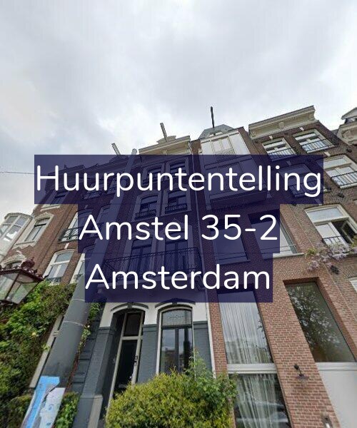 Foto gevel Huurpuntentelling voor Amstel 35-2, Amsterdam
