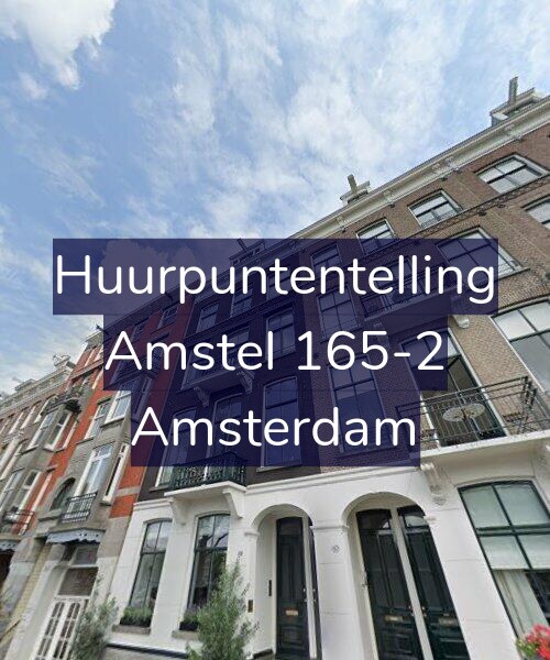Foto gevel Huurpuntentelling voor Amstel 165-2, Amsterdam