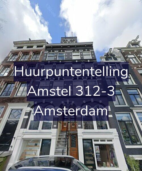 Foto gevel Huurpuntentelling voor Amstel 312-3, Amsterdam