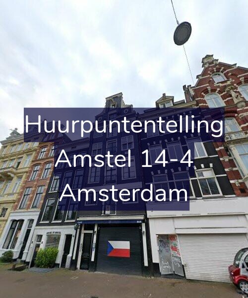 Foto gevel Huurpuntentelling voor Amstel 14-4, Amsterdam