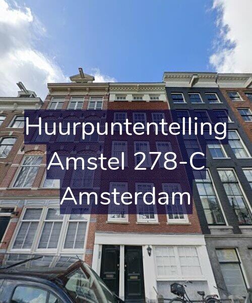 Foto gevel Huurpuntentelling voor Amstel 278-C, Amsterdam