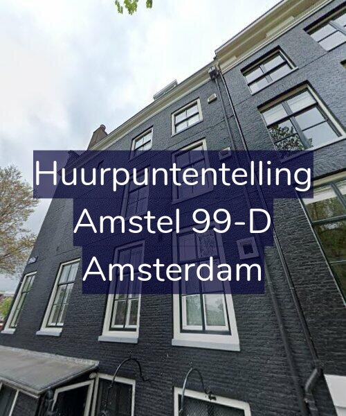Foto gevel Huurpuntentelling voor Amstel 99-D, Amsterdam