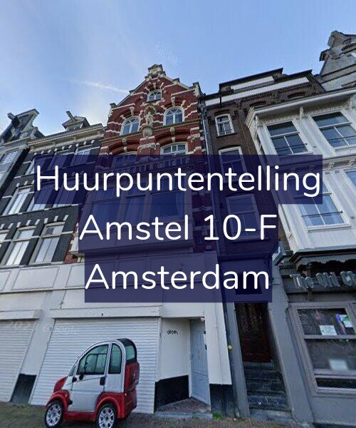 Foto gevel Huurpuntentelling voor Amstel 10-F, Amsterdam
