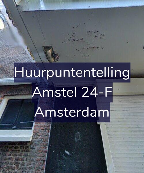 Foto gevel Huurpuntentelling voor Amstel 24-F, Amsterdam