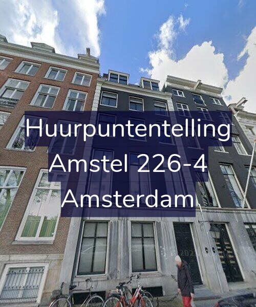 Foto gevel Huurpuntentelling voor Amstel 226-4, Amsterdam