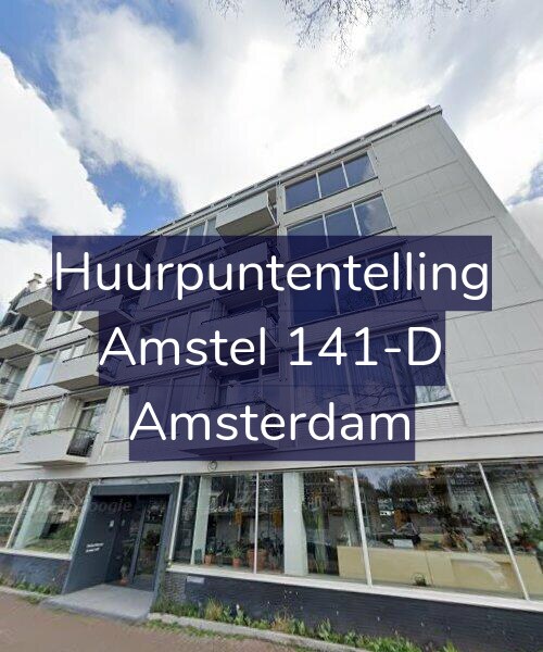 Foto gevel Huurpuntentelling voor Amstel 141-D, Amsterdam