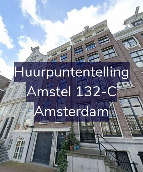 Foto gevel Huurpuntentelling voor Amstel 132-C, Amsterdam