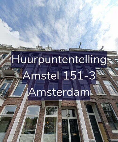 Foto gevel Huurpuntentelling voor Amstel 151-3, Amsterdam