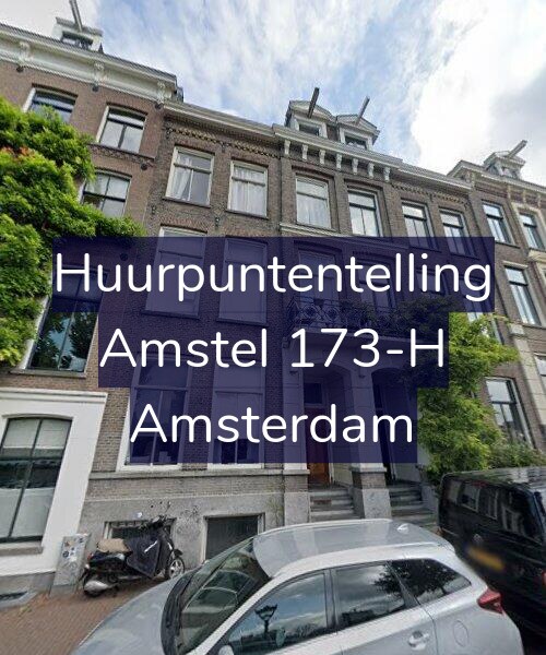 Foto gevel Huurpuntentelling voor Amstel 173-H, Amsterdam