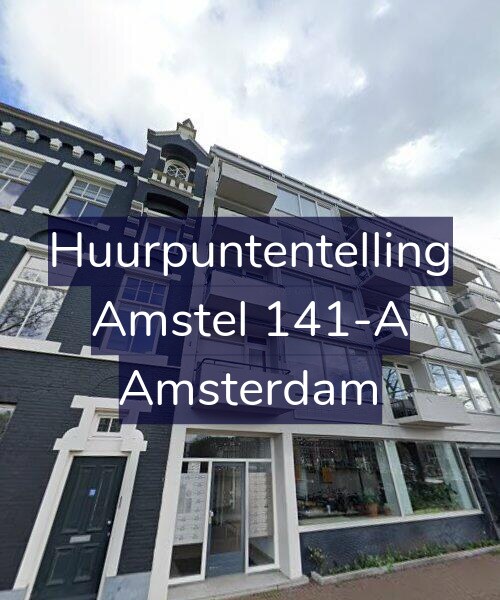 Foto gevel Huurpuntentelling voor Amstel 141-A, Amsterdam