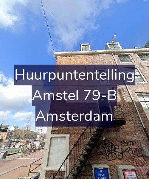 Foto gevel Huurpuntentelling voor Amstel 79-B, Amsterdam