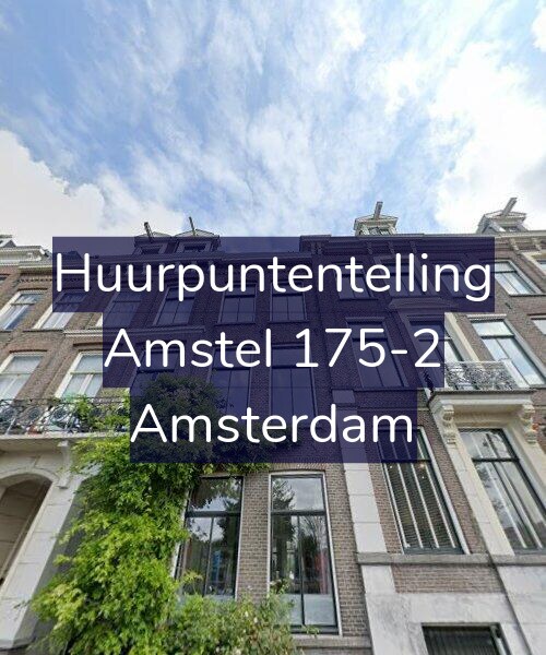 Foto gevel Huurpuntentelling voor Amstel 175-2, Amsterdam