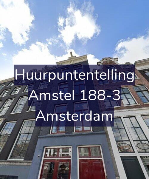 Foto gevel Huurpuntentelling voor Amstel 188-3, Amsterdam