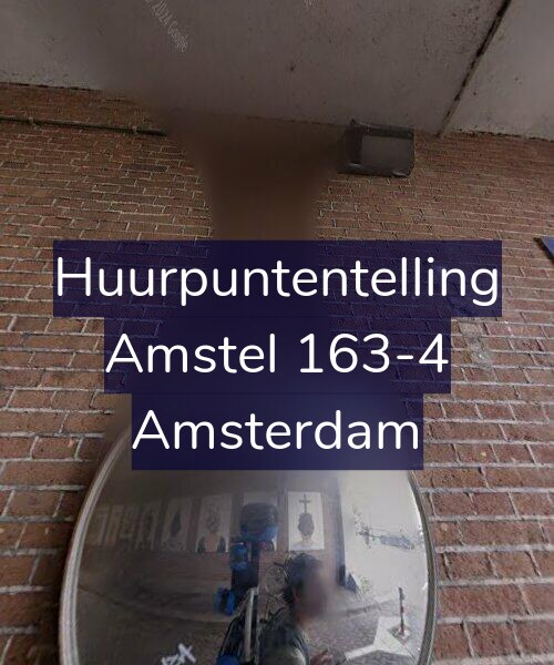 Foto gevel Huurpuntentelling voor Amstel 163-4, Amsterdam