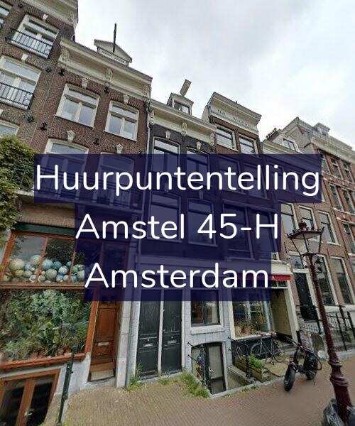 Foto gevel Huurpuntentelling voor Amstel 45-H, Amsterdam