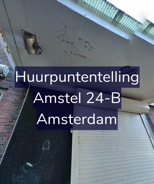 Foto gevel Huurpuntentelling voor Amstel 24-B, Amsterdam