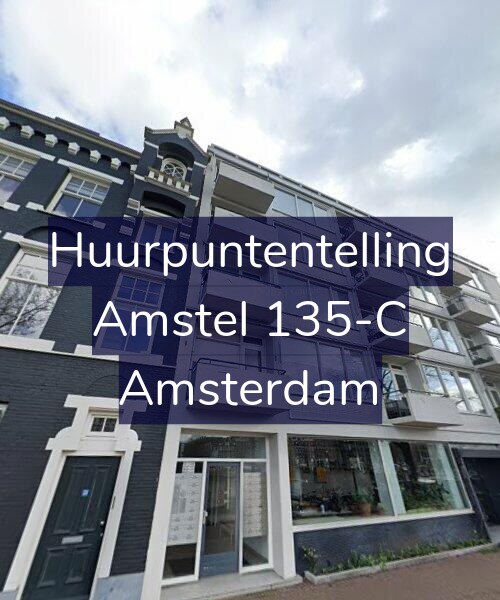 Foto gevel Huurpuntentelling voor Amstel 135-C, Amsterdam