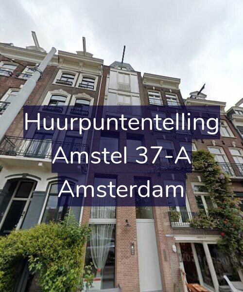 Foto gevel Huurpuntentelling voor Amstel 37-A, Amsterdam